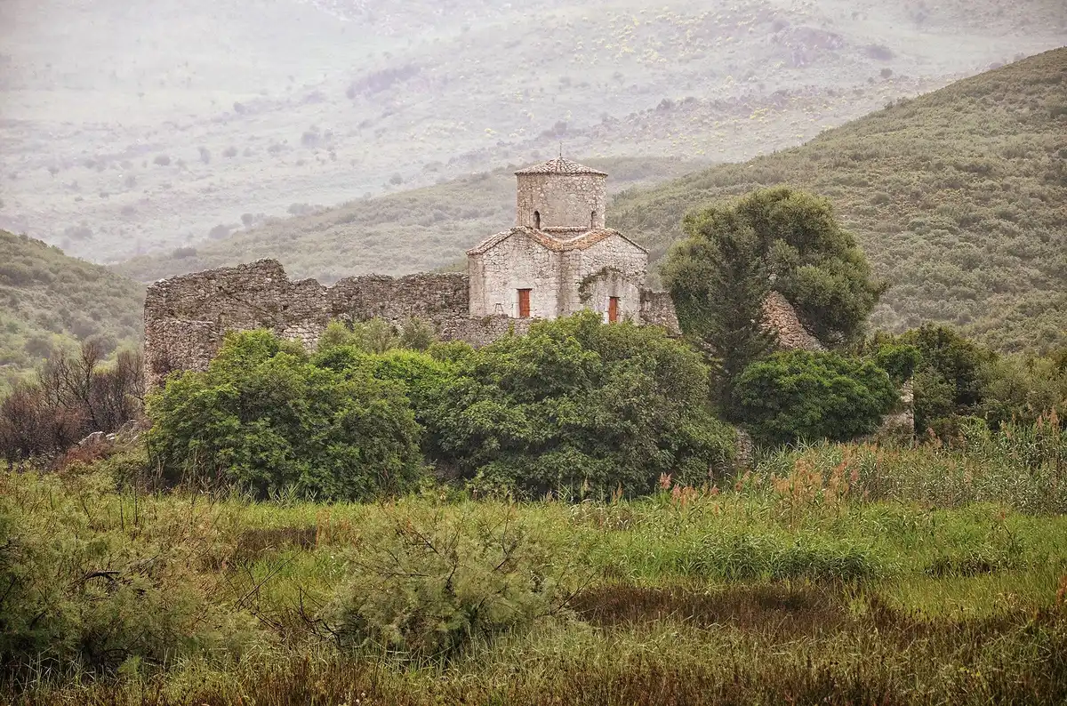 Kisha e Marmiroit pranë Orikumit, pamje nga veriperëndimi