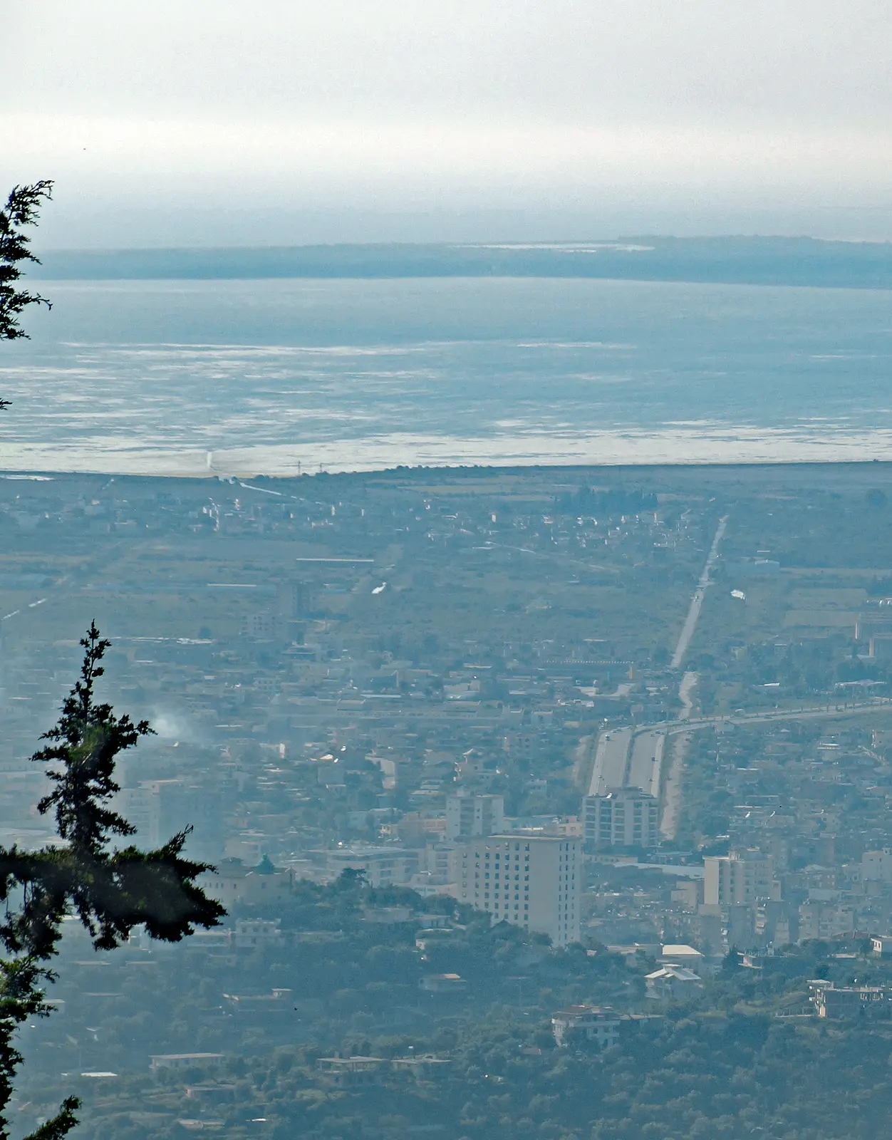 Laguna e Nartës parë nga Kalaja e Kaninës