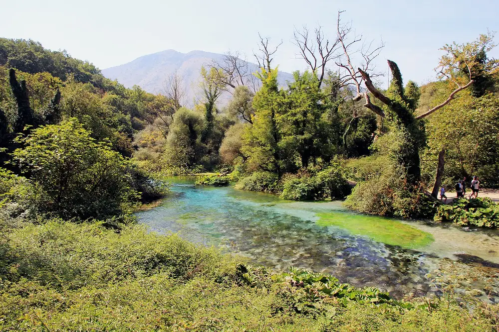Lumi i Bistricës që del nga Syri i Kaltër